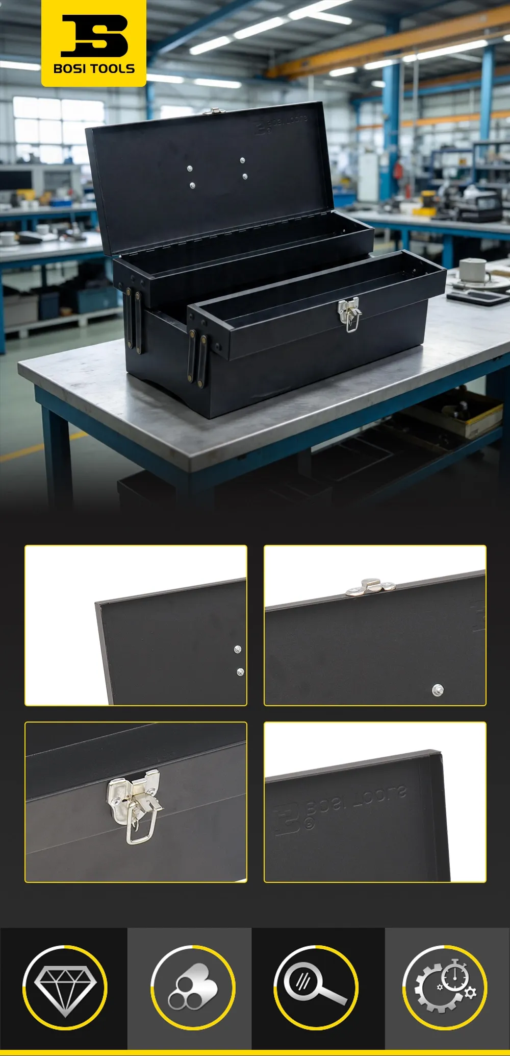 Two-Layer Portable Toolbox